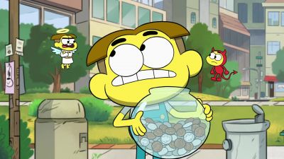 - All right!
- Half full! Time for a break! - Big City Greens