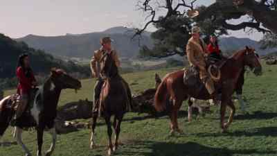 All right, hold it. - Two Rode Together