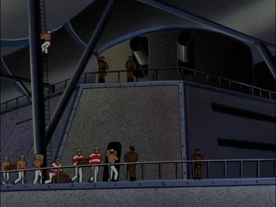 All right, hurry up
with that crane up there. - Batman: The Animated Series