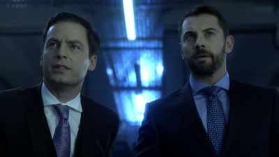 All right. I need you two to get
to the district transit office - APB
