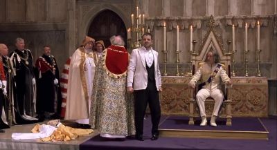 All right so I was wrong about the archbishop's bottom - Johnny English