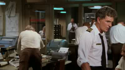All right I'll need three men up in the tower You neubauer You maciasMe John big tree - Airplane!