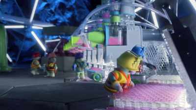 All right, I'm back.
Time to work on my goo experiments. - Fraggle Rock: Back to the Rock