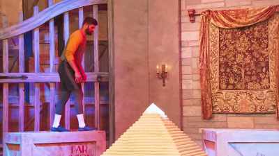 All right. Just don't be afraid
to land like an idiot. - Floor Is Lava