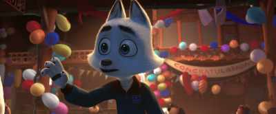 All right! Just get filthy paws off desk. - Arctic Dogs