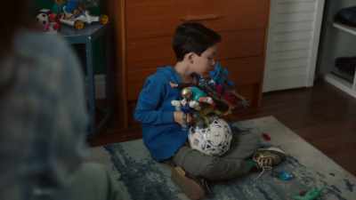 - All right, let's see
what you brought for the car. - Children Ruin Everything
