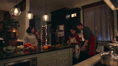 All right, you look almost
as cool as I do in my apron. - When Christmas Was Young