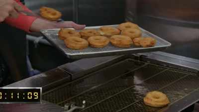 All right, so my process
in this part is to take
my donut - No Recipe Road Trip With the Try Guys