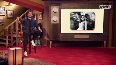 - All right, next up,
Ricky Gervais, - Super Maximum Retro Show