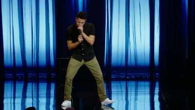 All right, now we've got
a stand-up comedian." - Fahim Anwar: There's No Business Like Show Business