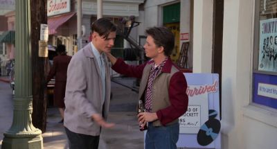All right okay There she is George - Back to the Future