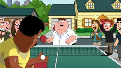 All right, Peter, game point. - Family Guy