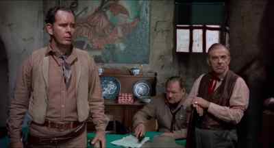 All right, quiet! Quiet, everybody! - Buchanan Rides Alone