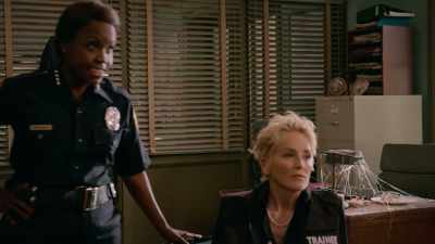 All right, Sharon Stone,
homicide trainee, let's do this. - Murderville