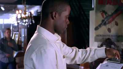 - All right, she'll be here any minute. - Hustle