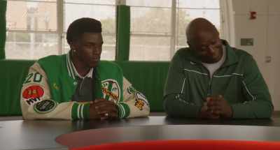 All right. So I made a bet with your dad - White Men Can't Jump