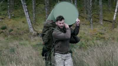 All right? Talk to me, talk to me.
Yeah, yeah, yeah, I just... - Celebrity SAS: Who Dares Wins