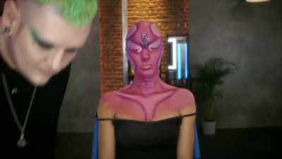 All right, two hours gone,
half an hour left. - Glow Up: Britain's Next Make-Up Star