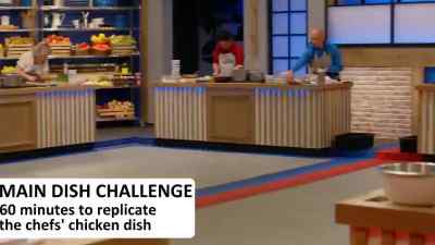 All right.
We got 45 minutes left. - Worst Cooks in America