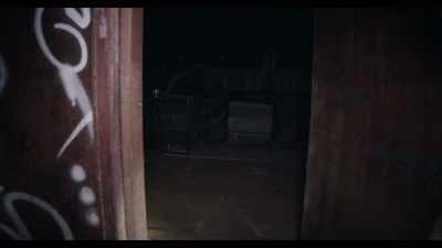All right, so we're walking into
the simulator bays now - Closed for Storm