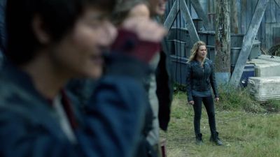 All right.
We've had our fun. - The 100