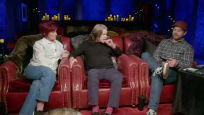 All right. What's big
and hairy - The Osbournes Want to Believe