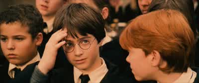 All right, will you wait along here, please? - Harry Potter and the Philosopher's Stone