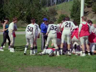 All right, wise guys! Break it up.
Everybody, two laps, on the double! - The Brotherhood of Justice