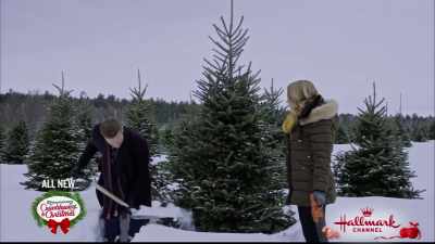 All right! Would you ... would you
pass me the saw? - A Cheerful Christmas