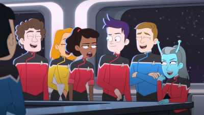 All right, yeah, no, that's my cue - Star Trek: Lower Decks