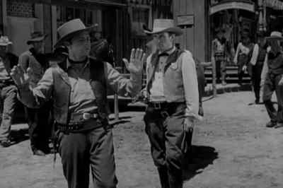All right, you, march. - Station West