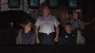 - All scans came back clean, sir.
- Thank you, Sergeant. - Stargate SG-1