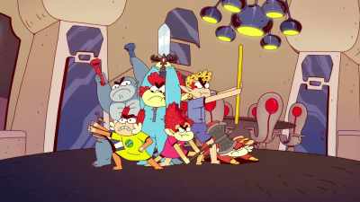 -[all scream] Mirror ghost!
-[Snarf grunts] - ThunderCats Roar
