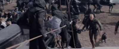 -(ALL SCREAMING)
-(CROWD CLAMORING) - King Arthur: Legend of the Sword