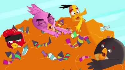 [all screaming] - Angry Birds: Summer Madness