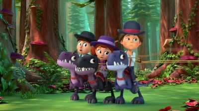 [all screaming] - Dino Ranch
