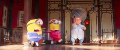 - [all screaming, whimpering]
- [music stops] - Minions: The Rise of Gru