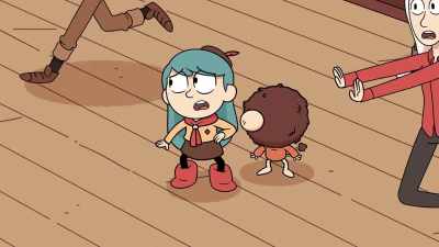 -[all shouting]
-[Raven Leader] Please keep calm! - Hilda