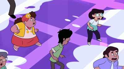 [ All shouting ] - Victor and Valentino