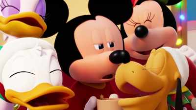 [all singing]
? Oh, what fun is to ride ? - Mickey and the Very Many Christmases