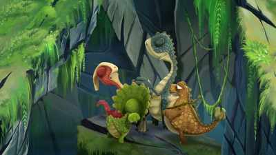 (ALL STRAINING AND GRUNTING) - Gigantosaurus