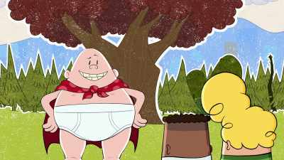 All that stuff was really
weighing me down, like a hippo-hat-imus. - The Epic Tales of Captain Underpants