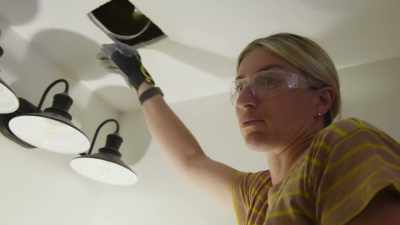 All it takes is this, you know,
live wire to short a little bit - Help! I Wrecked My House