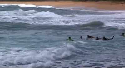 All the contests
growing up were beach start. - Bethany Hamilton: Unstoppable