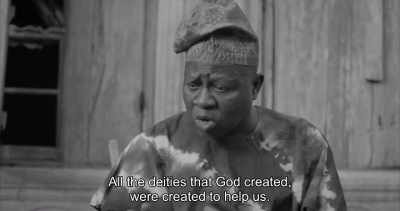All the deities that God created,
were created to help us. - Swallow