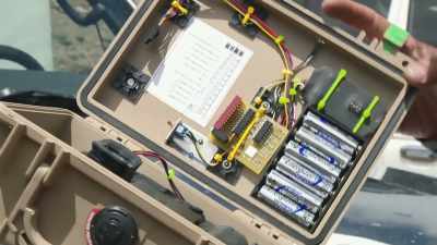 All the electronics
for controlling the triggers, - Ghost of the Mountains