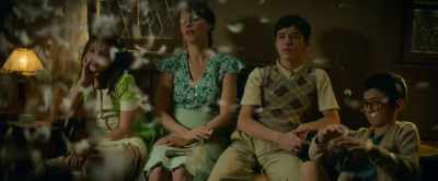 All the feathers fly everywhere like… - The Movie Teller