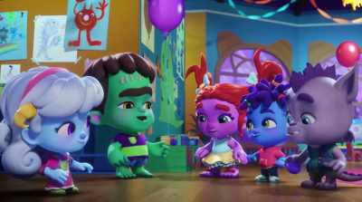 All... the... time.
But that's why we go to school here, - Super Monsters: The New Class