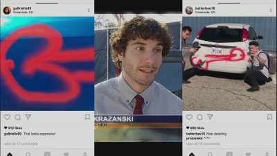 All the way back there,
they must've made a big loop, - American Vandal