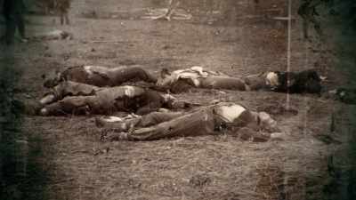 - All these people
wiped out by the war. - Abraham Lincoln